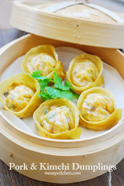 Pork & Kimchi Dumplings (Dwaeji Gogi & Kimchi Mandu)